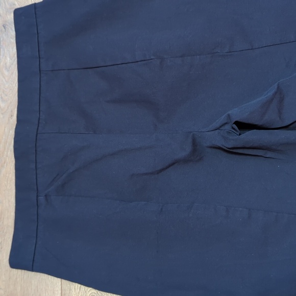 Everlane The Fixed-Waist Stretch Cotton Black Pant sz 12 - Picture 8 of 9